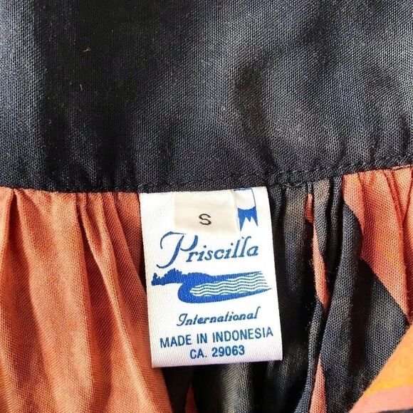 Priscilla international button front maxi dress S - Picture 7 of 8